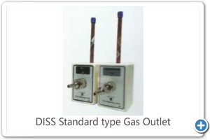 DISS Standard type Gas Outlet