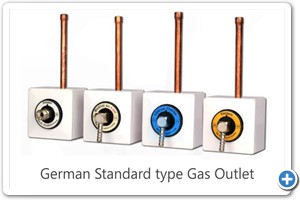 German Standard type Gas Outlet